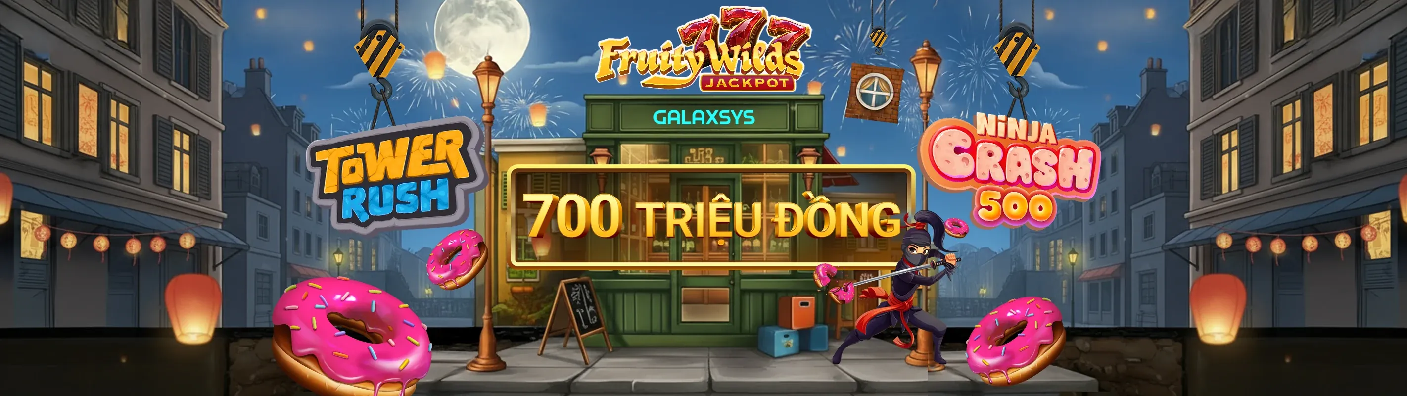 Hình ảnh chính VZ999 Nổ Hũ với jackpot lớn và các biểu tượng may mắn